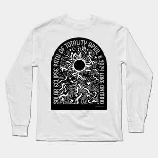 Lake ontario Solar Eclipse Long Sleeve T-Shirt